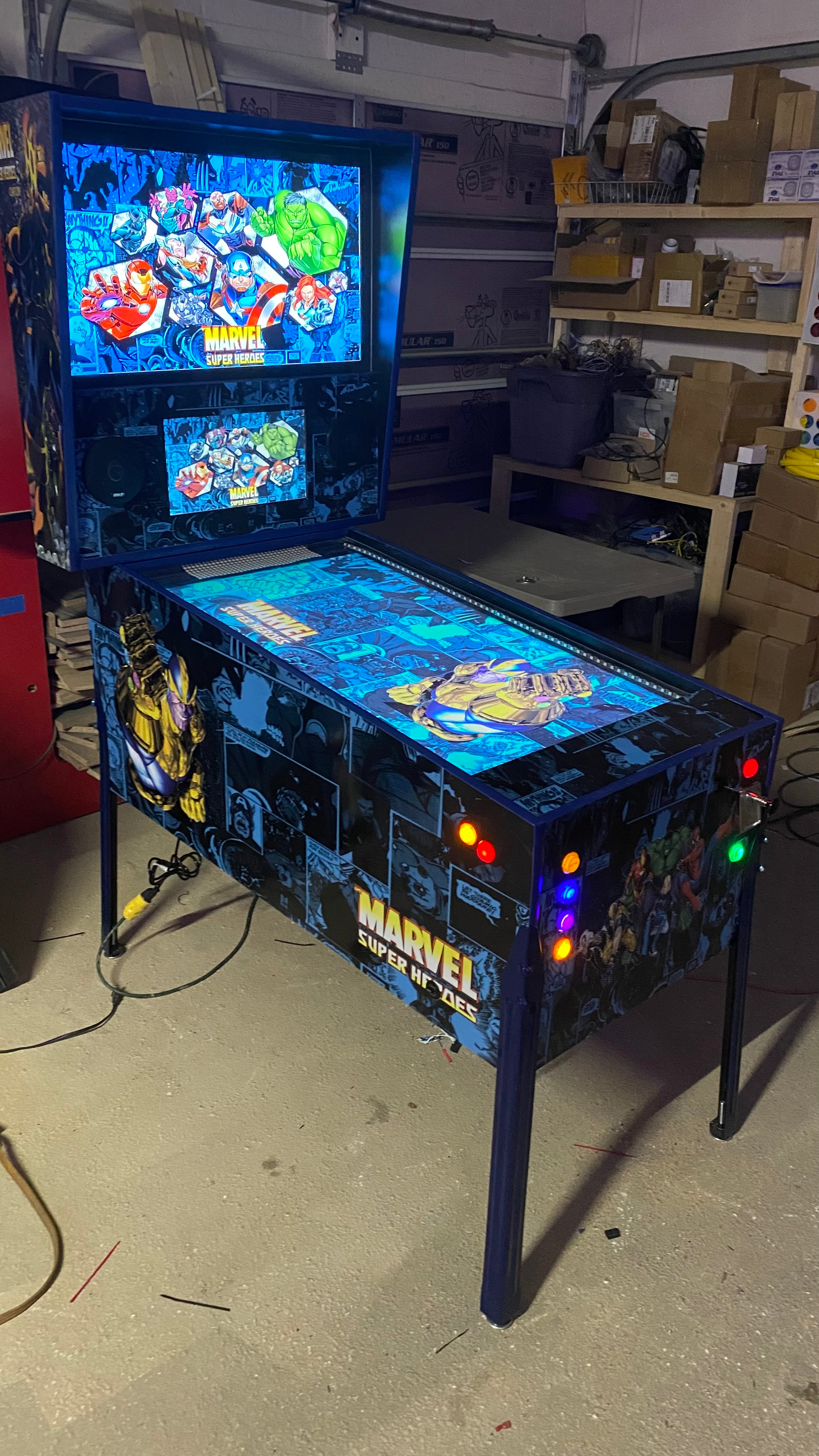 Custom Built Visual Pinball table 4500 (Non 4k Playfield) with Mame